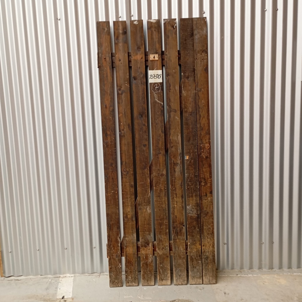 Porte de cave bois 80x200 -DV-AH