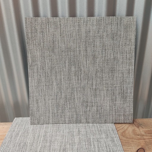 [7.1.355-005] Dalle PVC tressé Chilewich 46x46 cm -gris clair