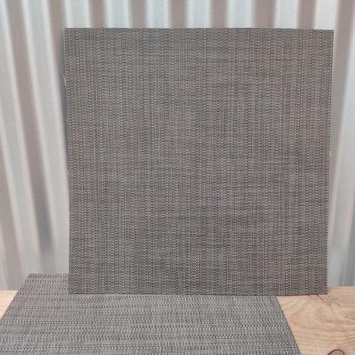 [7.1.355-006] Dalle PVC tressé Chilewich 50x50 cm -marron foncé